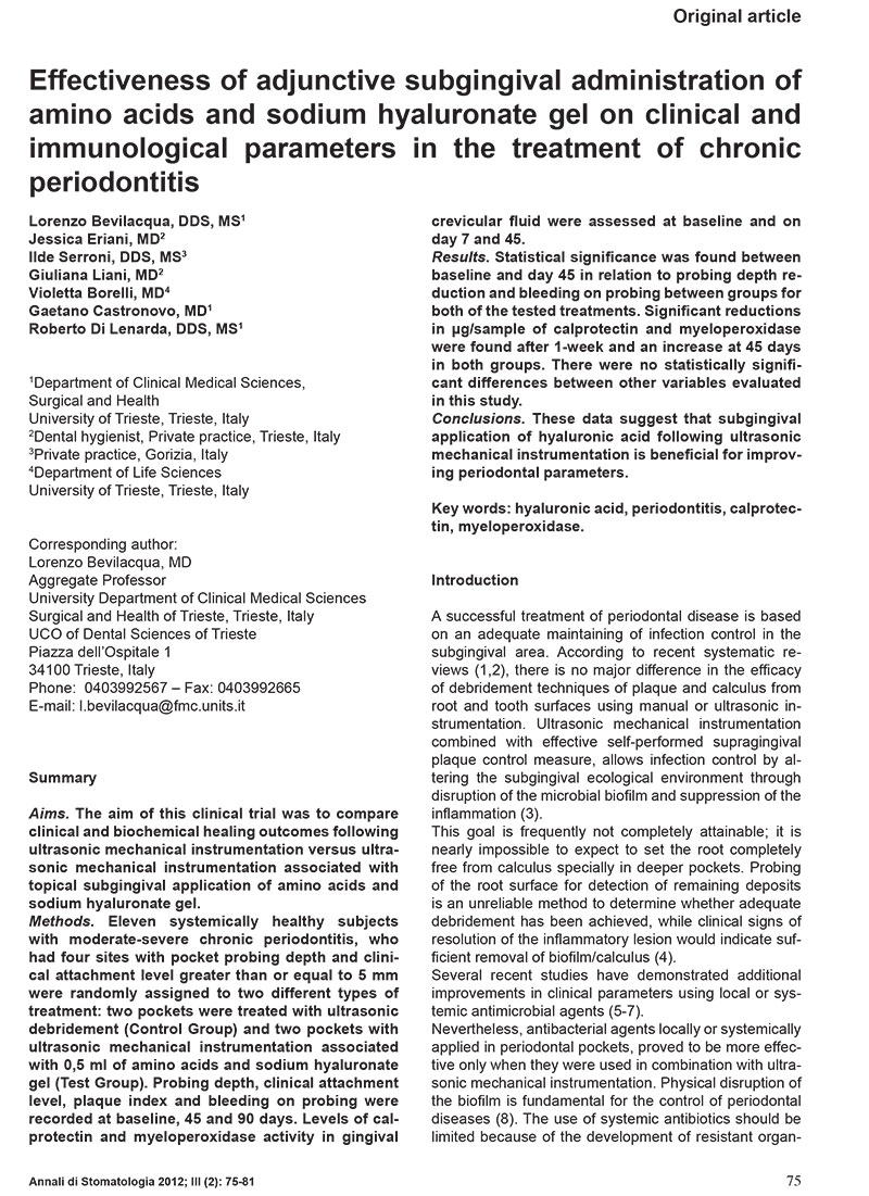 Effectiveness of amino acids and sodium hyaluronate gel on parameters in chronic periodontitis.jpg